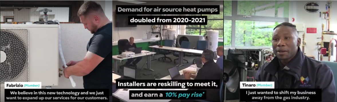 Positive storytelling to combat heat pump misinformation: An advertising case study