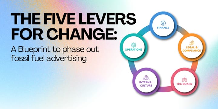 The Five Levers For Change: a Blueprint to Phase Out Fossil Fuel Advertising
